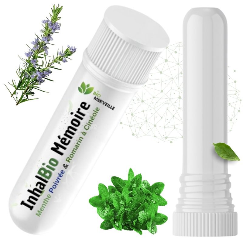 Huile de menthe poivrée bio à inhaler