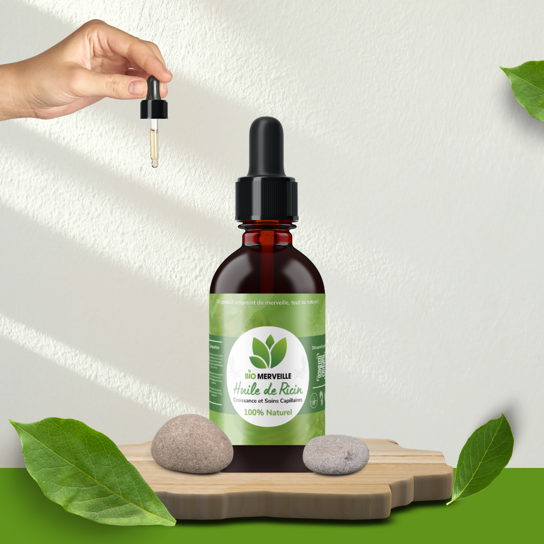 BioMerveille - Huile de Ricin - Produits Bio 100% Naturel - Végan