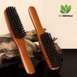 Brosse Cheveux & Barbe - Bois et Poils Naturels