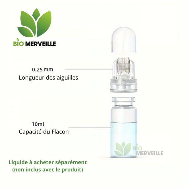Dermaroller avec Réservoir - Microneedling