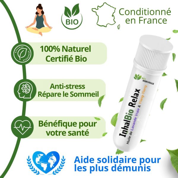 Huile Essentielle Lavande Vraie Bio - Huile Essentielle Ylang-ylang bio - Anti-stress et Sommeil Réparateur