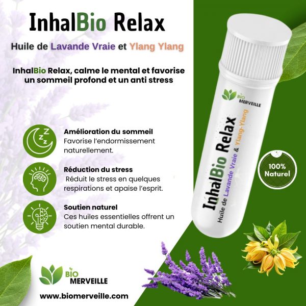 Huile Essentielle Lavande Vraie Bio - Huile Essentielle Ylang-ylang bio - Anti-stress et Sommeil Réparateur
