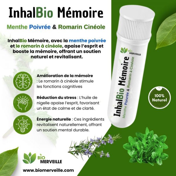 Huile Essentielle Menthe Poivrée et Romarin à Cinéole