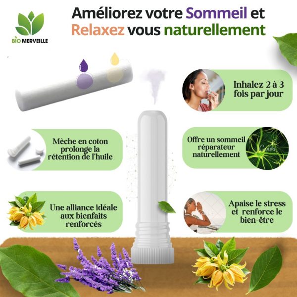 Huile Essentielle Lavande Vraie Bio - Huile Essentielle Ylang-ylang bio - Anti-stress et Sommeil Réparateur