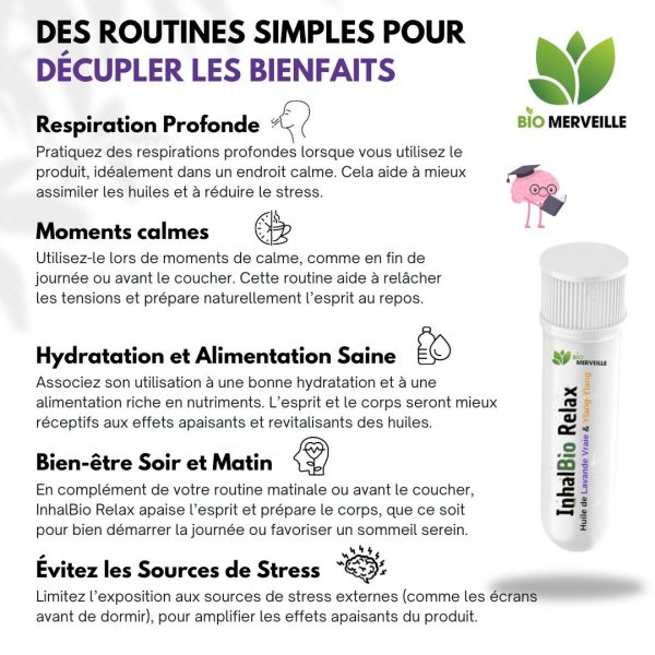 Huile Essentielle Lavande Vraie Bio - Huile Essentielle Ylang-ylang bio - Anti-stress et Sommeil Réparateur